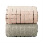 towel absorbent and cotton women men bath color pure plain