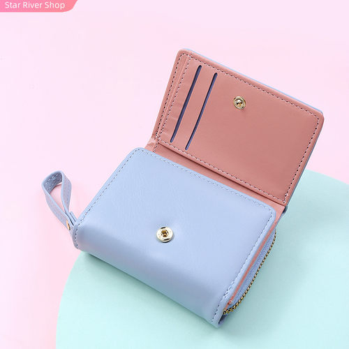 2021 New Fashion Womens Wallet Short Women Coin Purse W