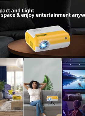 Mini Projector P80 Support 1080p 3800 Lumens Mini WiFi Proje