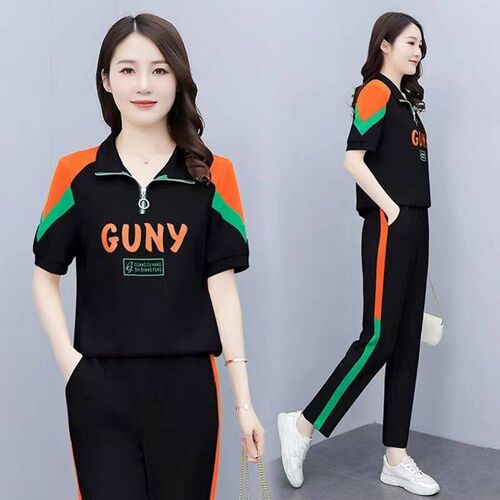 single/suit summer new style casual foreign style figure-fla