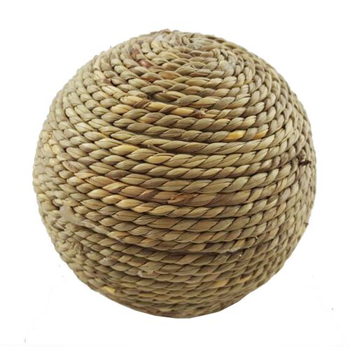 Pet Toys 6cm Rabbit Chewing Pet Chew Natural Grass Ball For