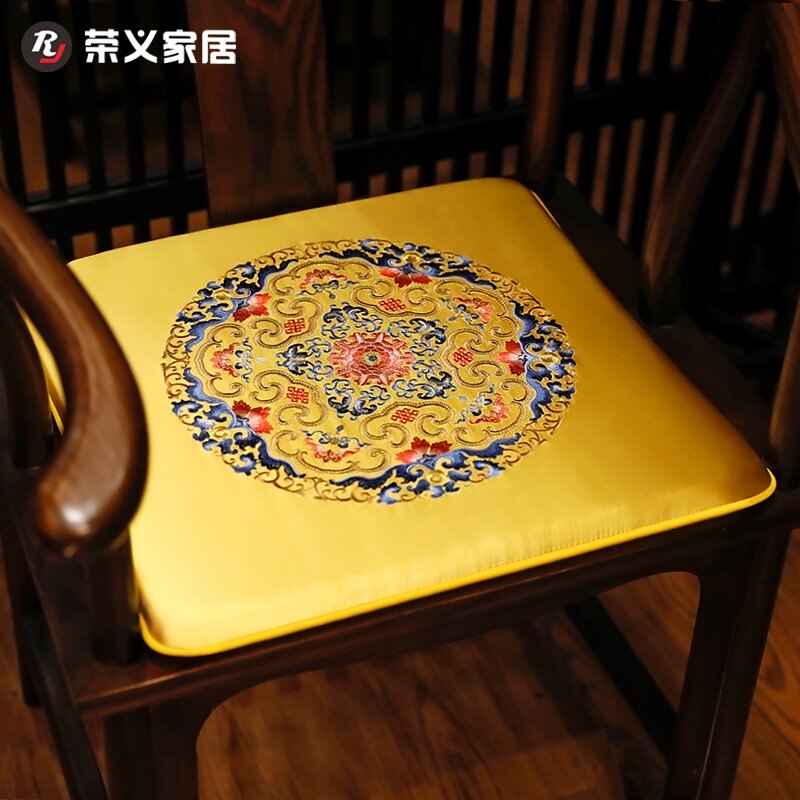 中式坐垫椅垫古典红木沙发坐垫实木家具椅子垫薄款太师椅茶楼椅垫