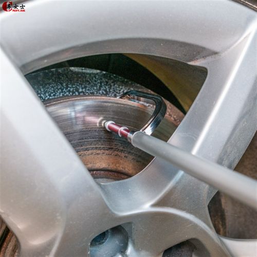 免拆式刹车盘厚度测量尺 汽车刹车片磨损测试工具 轮胎深度检测笔