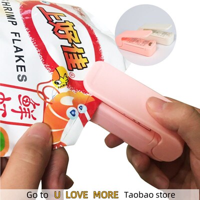 Mini Bag Sealer Food Package Sealing Bags Tool Thermal Plast