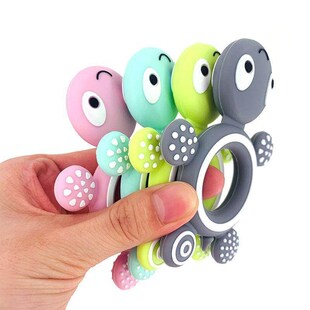 Silicone Baby Teethers Turtle 1PC Food Grade Tortoise Silico