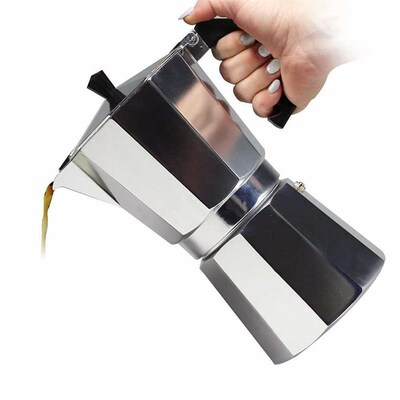 Coffee Maker machine aluminum mocha pot 摩卡咖啡壶八角铝壶