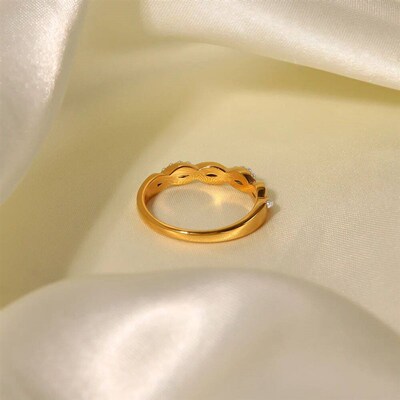 Uworld Simply Waterproof Dainty Twisted Pearl Ins Popular 18