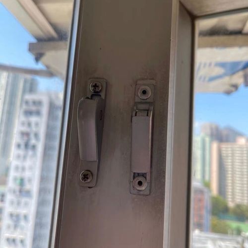 传动执手塑钢门窗锁扣锁连杆窗上下联动塑钢窗传动把手老式铝合金