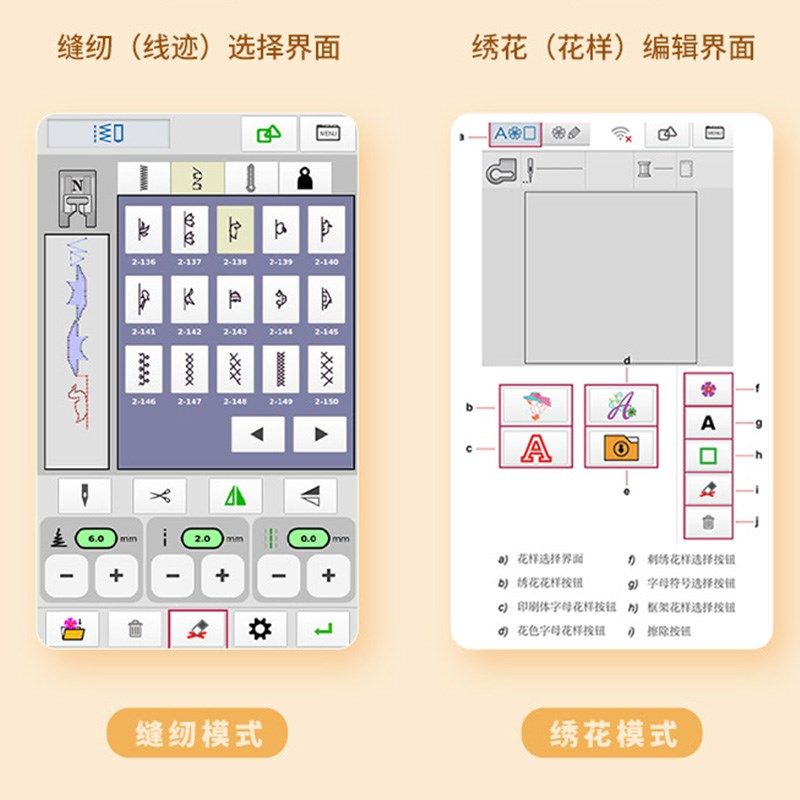 蝴蝶牌X0全自动缝纫机家用智能电脑多功能台式绣花机缝绣一体机,居家布艺,缝纫机,淘宝优惠券,粉丝福利购,淘宝优惠卷