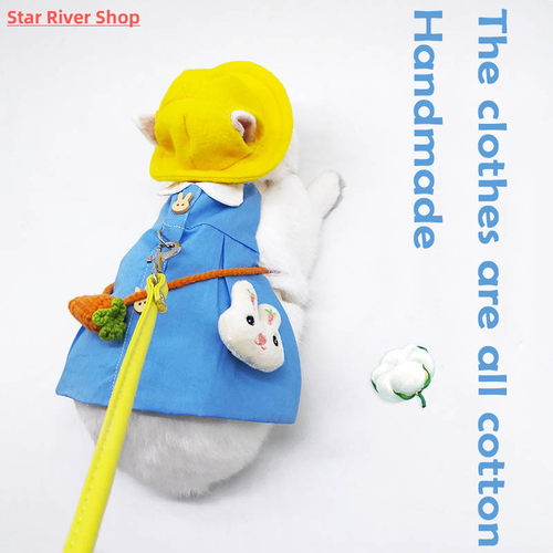 Pet Bunny Clothes Cat Lop-eared Rabbit Decoration Costume Tr