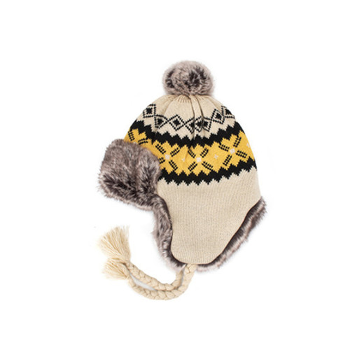 Winter Hat Russian Bomber Hats For Women Men Warm Snow Hat W