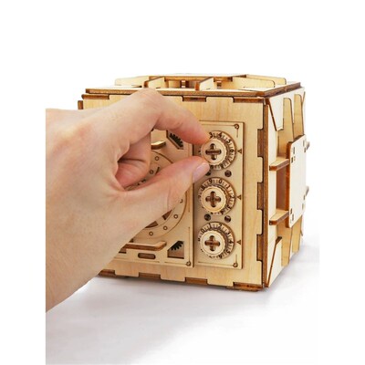 Wooden Puzzle DIY Locker Puzzle Box with Combination Mode