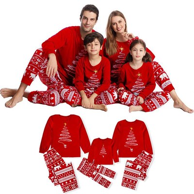 Christmas Family Matching Pajamas Adults Kids Family Outfit
