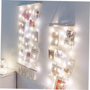 Nordic Wall Decoration Room Wooden Stick Photo Frame Artwork