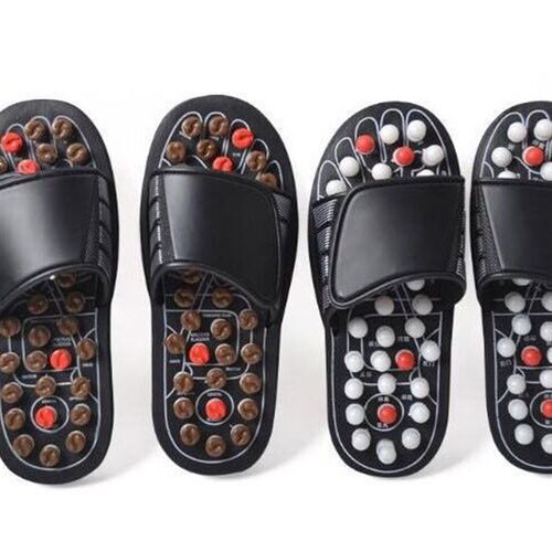 Health Care Sole Acupoint Sandals Anti-slip Shoes Foot Massa