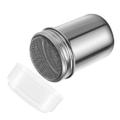 Silver stainless steel mesh tube type dusters dusting salt