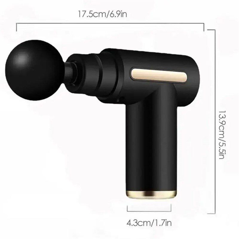 Fascial Gun Muscle Massage Gun Deep Tissue Muscle Handheld P - 实物图
