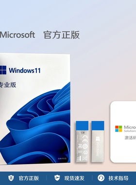 正版Windows11专业版系统u盘彩盒电脑重装win10Pro优盘64位零售版