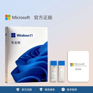 win10Pro优盘64位零售版 系统u盘彩盒电脑重装 Windows11专业版 正版