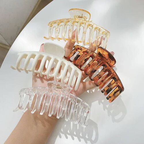 New Women Extra Large Hair Claw Clip Crab Barrette Girls tai