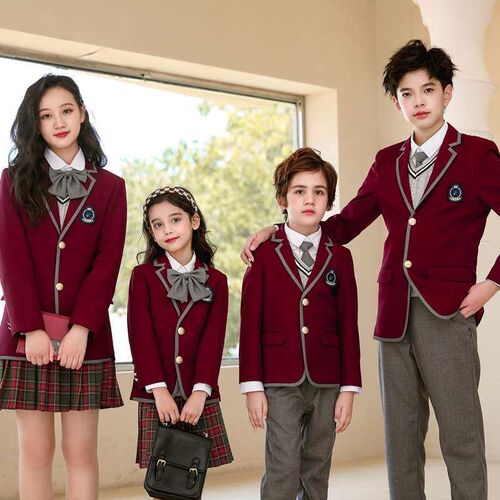 British Academy Style School Uniform Suit Suit Set Middle an