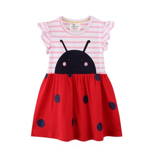 Jumping Meters New Arrival Summer Girls Dresses Bag Print Ho