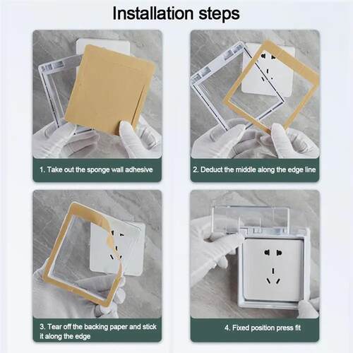 Wall-mounted Splash-Proof Box Socket Waterproof Box Electric
