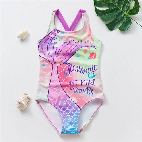 New Arrival 3~9Y Girls Swimsuit one piece Girls swimwear Chi