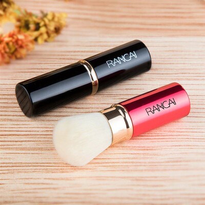 1pcs Retractable Makeup Brushes Powder Foundaton Blendng Blu