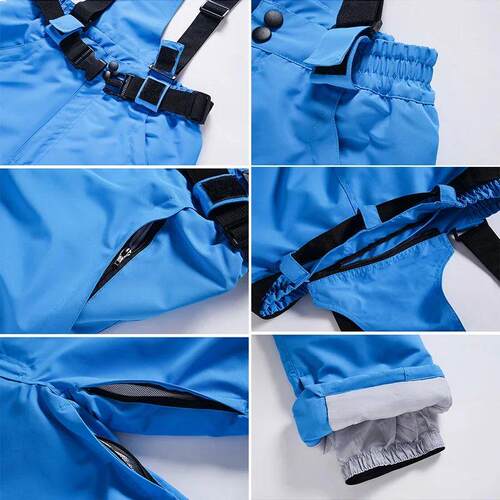 New Men and Women Winter Outdoor Ski Pants Windproof Waterpr
