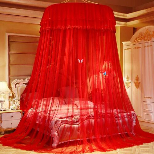 Home And Garden Children Bed Mosquito Net Girl Round Bed Ten