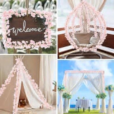 200cM 20LEDs Cherry Blossom Light Garland Artificial Flower