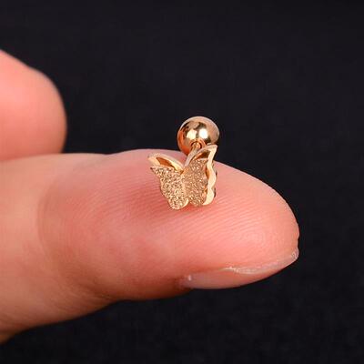 1Pcs Mini Stainless Steel Ear Tragus Cartilage Helix Piercin