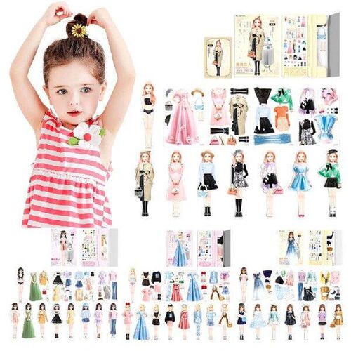 Created Imagine Set Magnetic Dress Up Set Magnet People