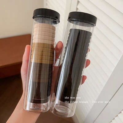 Hair rope rubber band female high elasticity black hair tie