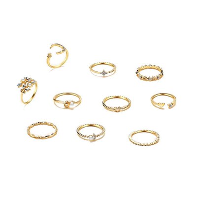 Crossborder rings 1/set love retro womens joint ring戒指女