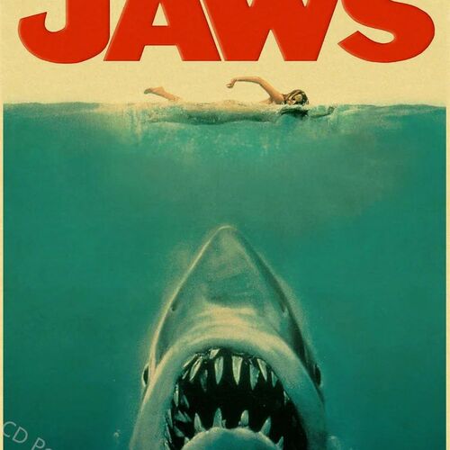 Buy Three Get Four Old Film Retro Poster Movie Jaws Indiana