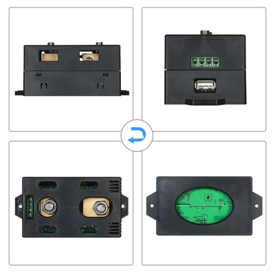 JUNTEK Wireless Digital voltmeter ammeter DC 0.01-100V 0.1-3