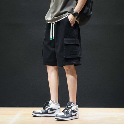 Casual Shorts Mens Summer Thin teny Bran Loose 5-point Oute