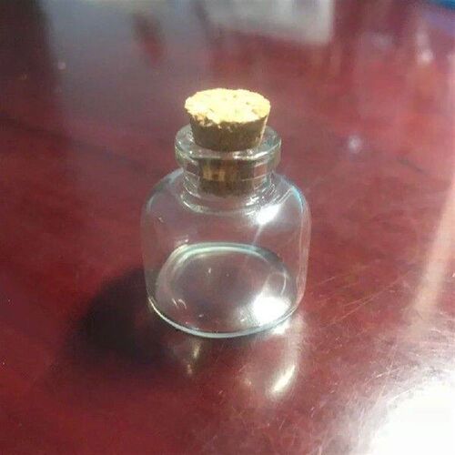 5-50pcs 10ml Cute Mini Clear Cork Stopper Glass wishing