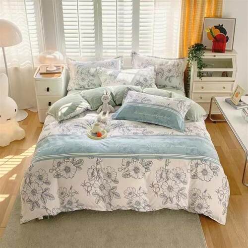4pc bedsheet set bed sheet quilt blanket duvet cover sets