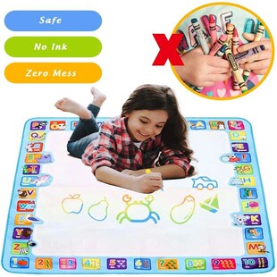 Coolplay Magic Water Drawing Mat Coloring Doodle Mat with Ma