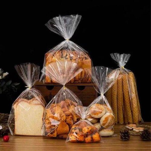 100Pcs Transparent Plastic Bags Candy Cookie Bread Toast