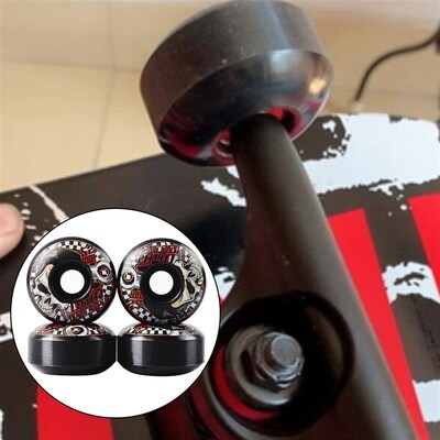 4Pcs 51D Skateboard Wheels 52x30mm Non-slip Skate Board Crui