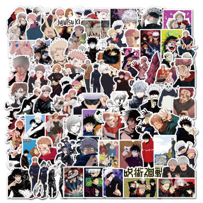 100pcs Jujutsu Kaisen Anime Sticker Sorcery Fight Itadori