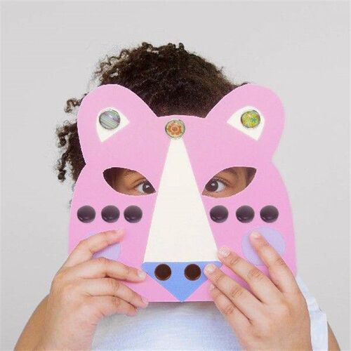 Hand Cut Outs Color Croissant Nail DIY Brads Crayon Craft