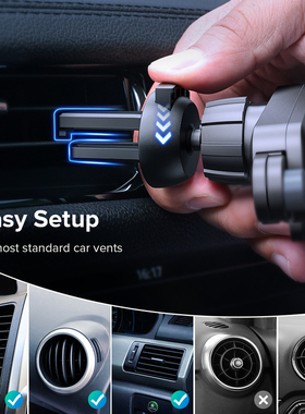 GETIHU Gravity Car Phone Holder Universal Air Vent Clip Moun