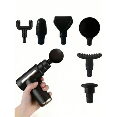 6pcs Massage Gun Head Attachments For Fascia Gun, With All P