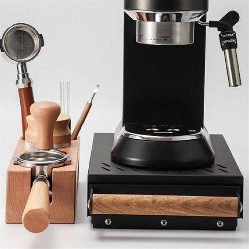 Thickened Grounds Residue Knock Box with Solid Wood Handle