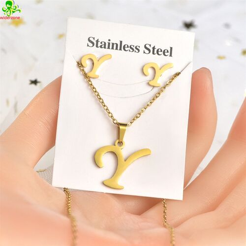 Titanium steel set jewelry stainless steel pendant jewelry